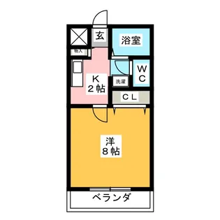 ビビッド塩釜【3階】の間取り