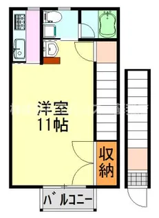 サンライズ13【2階】の間取り
