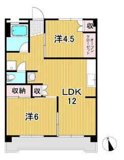フェリース!日立【2階】の間取り