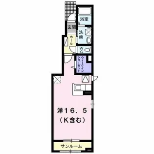 グレイス メゾン【1階】の間取り