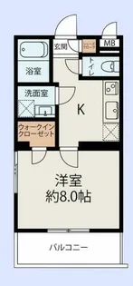 ロイヤルブルーム川越【3階】の間取り