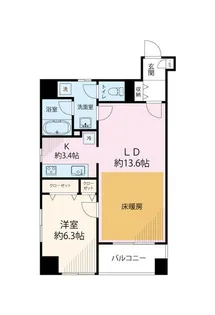 メゾン・ド・日本橋久松町【8階】の間取り