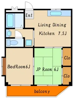 ミクロハイム【3階】の間取り