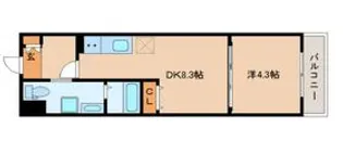 ゴールドムーン【2階】の間取り