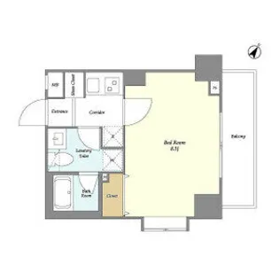 メルヴェーユ日本橋浜町【3階】の間取り
