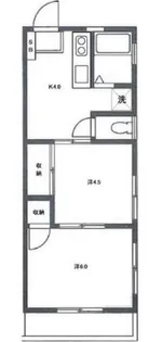リエス東川口【1階】の間取り