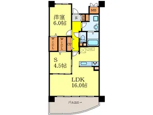 Alice Garden Esaka【1階】の間取り