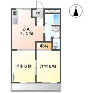フレグランス【2階】の間取り