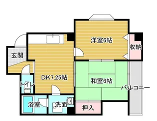 パレス白鳥【3階】の間取り