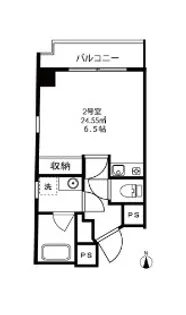 ヒロコートアキハバラ【4階】の間取り