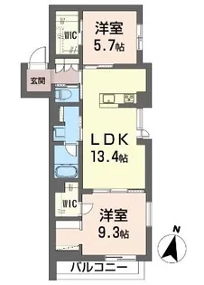 エアロイド【2階】の間取り