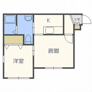 ティラ学園前【2階】の間取り