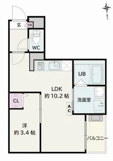 Jack kamiyamaI【1階】の間取り