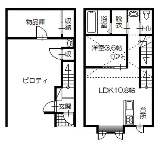 Furano resort WAKABAの間取り