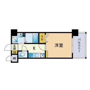 エンクレスト藤崎【8階】の間取り