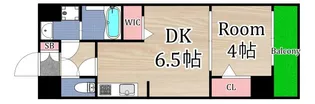 ハイフェンス京橋【6階】の間取り