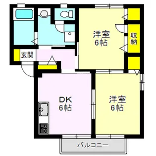 フリーデン【1階】の間取り