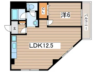 リバーサイドパレス【2階】の間取り