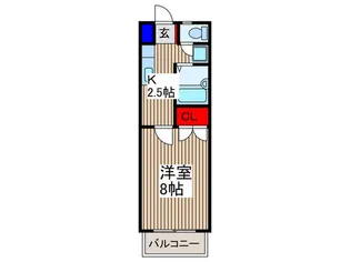 メゾンロ-ゼ【3階】の間取り