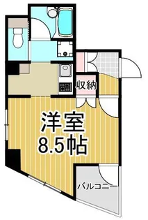 プラザハイム松が谷【5階】の間取り