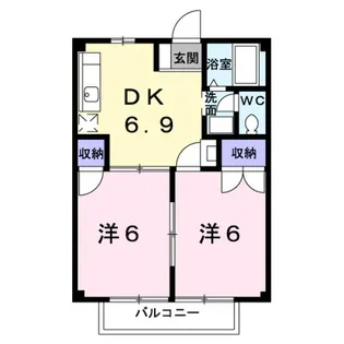 ニューシティともえ3【1階】の間取り