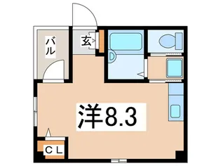 ハイム横浜【4階】の間取り