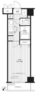 ステラメゾン荻窪【6階】の間取り