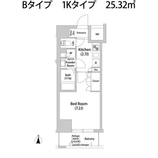 Brisa本郷真砂【2階】の間取り