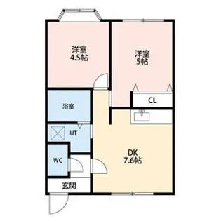 メゾン見山A【1階】の間取り
