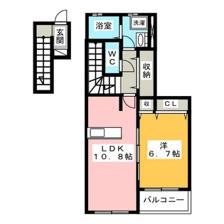 ベル・フローラ【2階】の間取り
