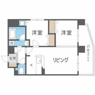 ソールタワー近代美術館【8階】の間取り