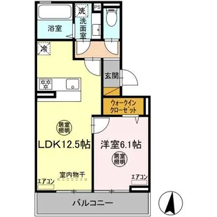 KOCHIA N・S S棟【3階】の間取り