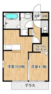 スプランディードシンフォニーA棟【1階】の間取り
