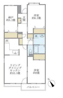 ISM南柏【6階】の間取り