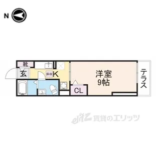 アルドゥル大和郡山【1階】の間取り