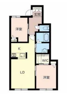 グランドゥール英賀保【1階】の間取り
