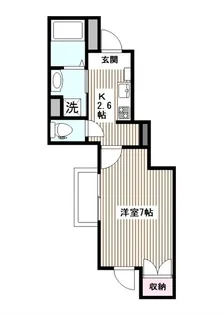 メゾンブランシェ【1階】の間取り