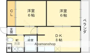 メリッサ錦【4階】の間取り