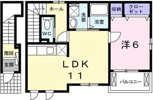 エテルナメンテT&E【2階】の間取り
