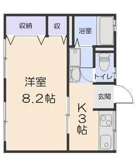 メゾン・ド・ルイB【1階】の間取り