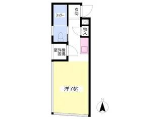 モデリアブリュット代々木上原【3階】の間取り