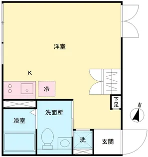 LAPiS原宿II【2階】の間取り