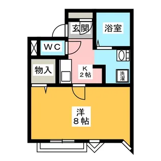 エスポアール東水代【3階】の間取り