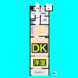 BPRレジデンス金山【4階】の間取り