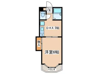 ジュネパレス茅ヶ崎第2【1階】の間取り