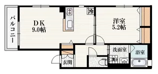 CLOVER HOUSE【2階】の間取り