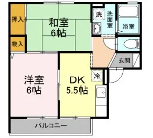 ファーストコート【2階】の間取り