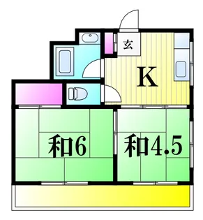 ソフィア岩瀬【4階】の間取り