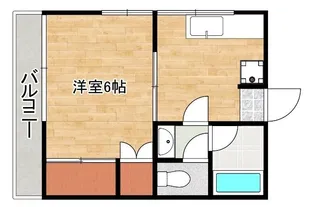 パールハイツ【2階】の間取り