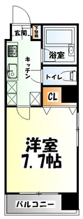 カーサ・デ・セントロ【3階】の間取り